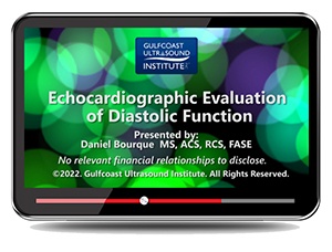 Echocardiographic Evaluation of Diastolic Function