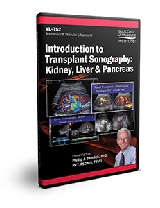 Introduction to Transplant Sonography: Kidney, Liver and Pancreas - DVD