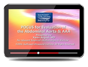 POCUS for Evaluation of the Abdominal Aorta & AAA