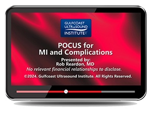 Point of Care Ultrasound for MI & Complications - Online Video