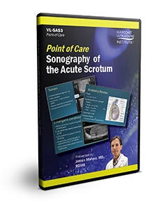Point of Care Sonography of the Acute Scrotum - DVD