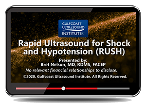Rapid Ultrasound for Shock and Hypotension (RUSH)