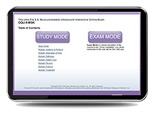 ULTRA P.A.S.S. Musculoskeletal Ultrasound Sonographer Interactive Registry Review Online Mock Exam
