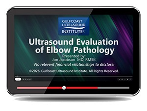 Ultrasound Evaluation of Elbow Pathology - Online Video