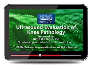 Ultrasound Evaluation of Knee Pathology - Online Video