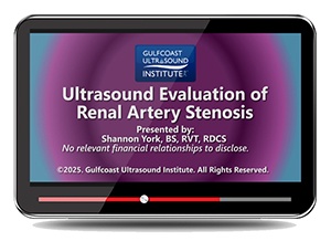 Ultrasound Evaluation of Renal Artery Stenosis - Online Video