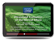 CME - Ultrasound Evaluation of the Normal Elbow